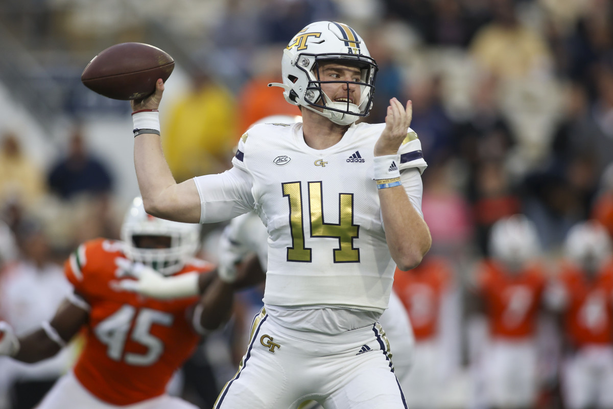 Georgia Tech quarterback Zach Pyron